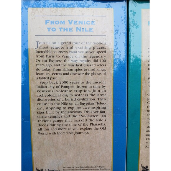 3 VHS Box Set Reader's Digest Incredible Journeys Around The World VHS Tape - Picture 8 of 10